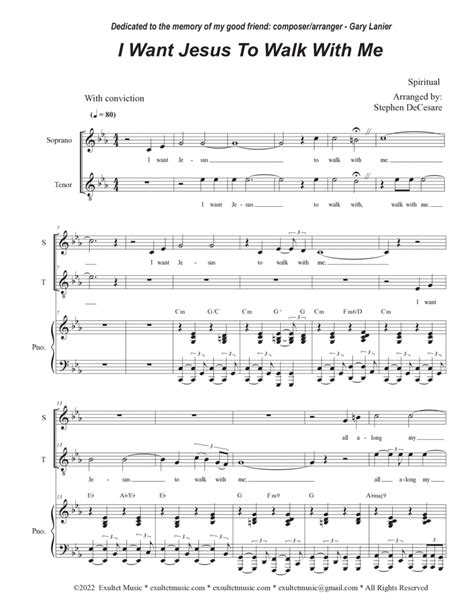 Wayfaring Stranger (with I Want Jesus To Walk With Me) (Duet For Soprano And Tenor Solo)